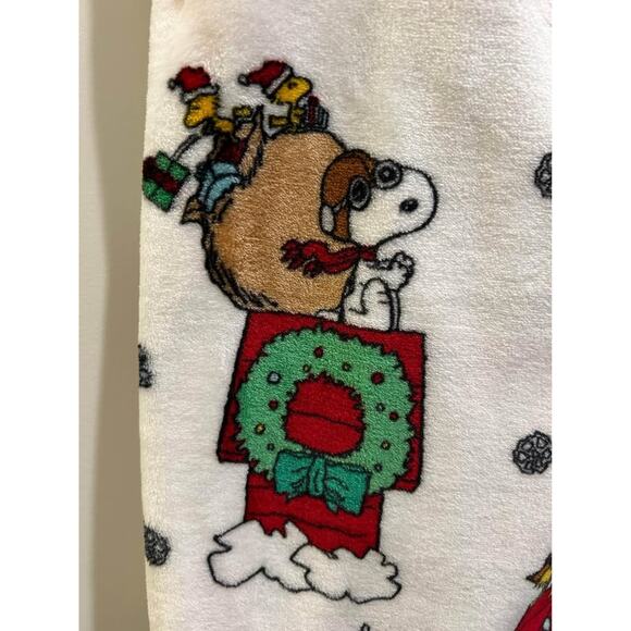 Peanuts Snoopy Throw / Blanket - Festive Flying Ace - BRAND NEW - Picture 2 of 4